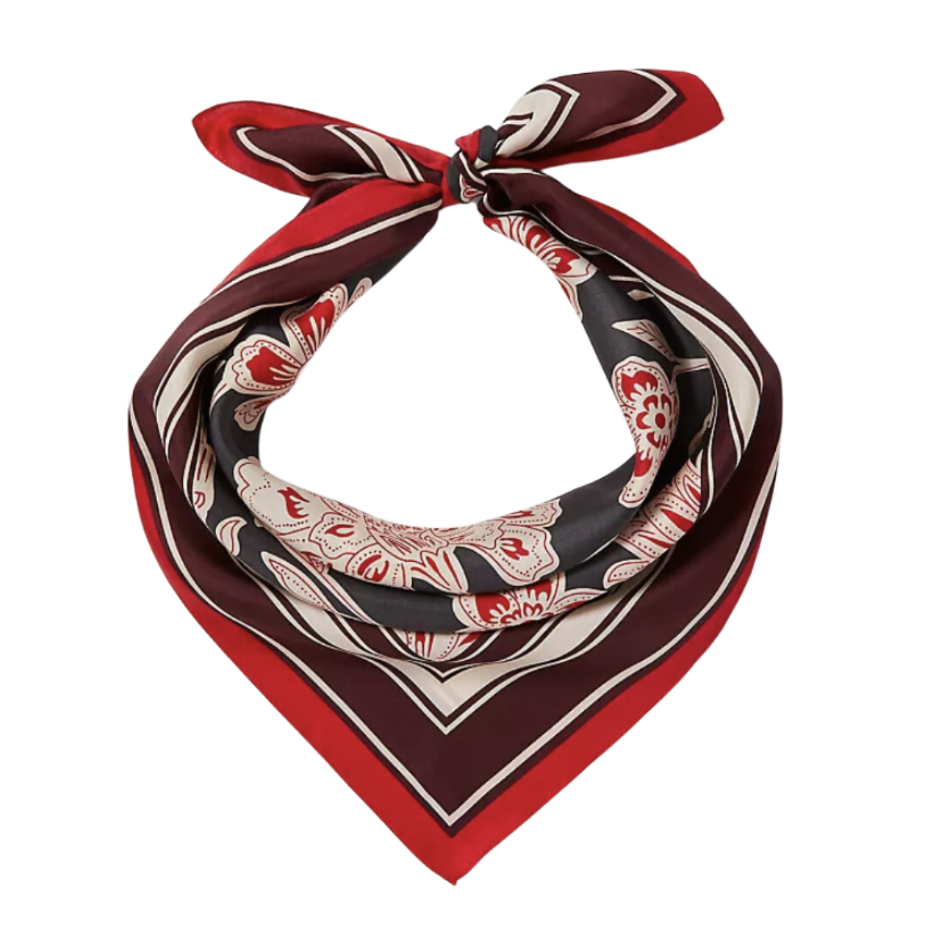 Floral Silk Scarf